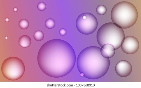 Modern background with drop. For design flyer, banner, landing page. Bright Gradient Color Vector illustration