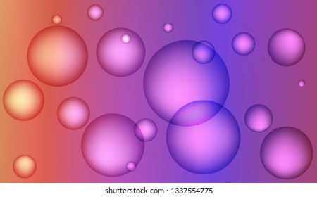 Modern background with drop. For design flyer, banner, landing page. Bright Gradient Color Vector illustration