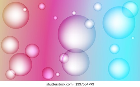 Modern background with drop. For design flyer, banner, landing page. Bright Gradient Color Vector illustration