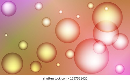 Modern background with drop. For design flyer, banner, landing page. Bright Gradient Color Vector illustration