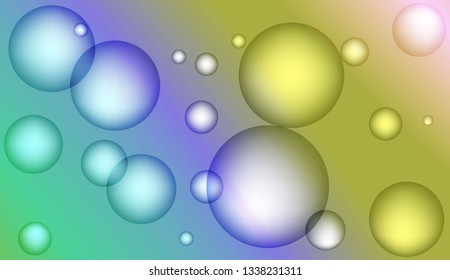 Modern background with drop. For design flyer, banner, landing page. Bright Gradient Color Vector illustration