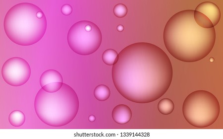 Modern background with drop. For design flyer, banner, landing page. Bright Gradient Color Vector illustration