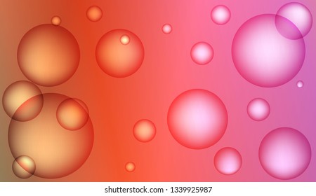 Modern background with drop. For design flyer, banner, landing page. Bright Gradient Color Vector illustration