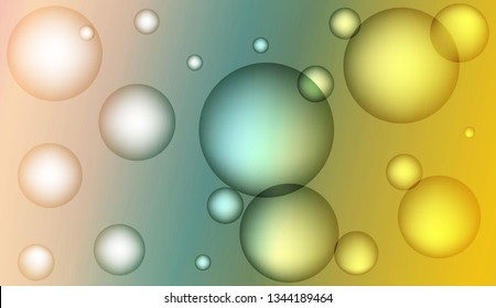 Modern background with drop. For design flyer, banner, landing page. Bright Gradient Color Vector illustration