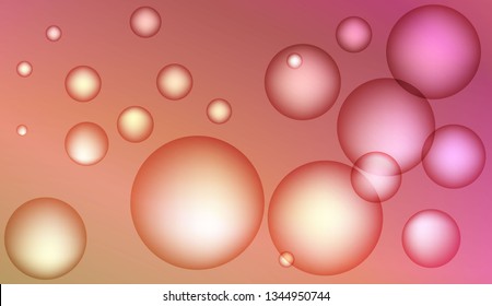 Modern background with drop. For design flyer, banner, landing page. Bright Gradient Color Vector illustration