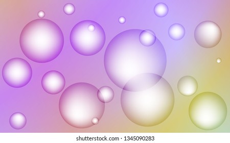 Modern background with drop. For design flyer, banner, landing page. Bright Gradient Color Vector illustration