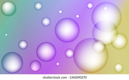 Modern background with drop. For design flyer, banner, landing page. Bright Gradient Color Vector illustration