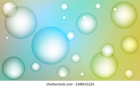 Modern background with drop. For design flyer, banner, landing page. Bright Gradient Color Vector illustration