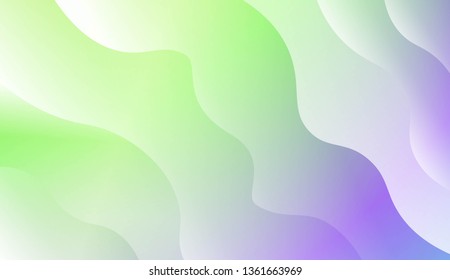 Modern Background With Dynamic Effect. For Futuristic Ad, Booklets. Vector Illustration with Color Gradient