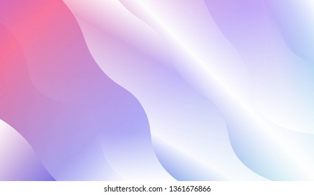 Modern Background With Dynamic Effect. For Futuristic Ad, Booklets. Vector Illustration with Color Gradient