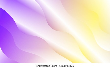 Modern Background With Dynamic Effect. For Futuristic Ad, Booklets. Vector Illustration with Color Gradient