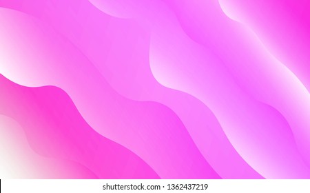 Modern Background With Dynamic Effect. For Futuristic Ad, Booklets. Vector Illustration with Color Gradient