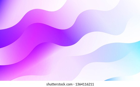 Modern Background With Dynamic Effect. For Futuristic Ad, Booklets. Vector Illustration with Color Gradient