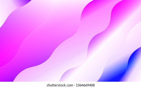 Modern Background With Dynamic Effect. For Futuristic Ad, Booklets. Vector Illustration with Color Gradient
