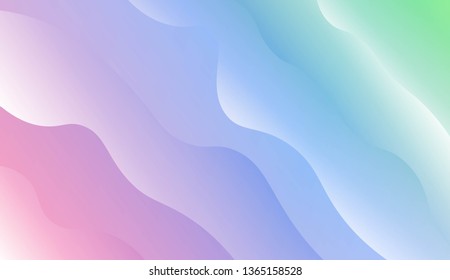 Modern Background With Dynamic Effect. For Futuristic Ad, Booklets. Vector Illustration with Color Gradient