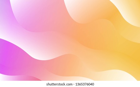 Modern Background With Dynamic Effect. For Futuristic Ad, Booklets. Vector Illustration with Color Gradient