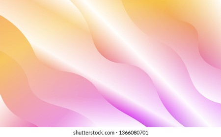 Modern Background With Dynamic Effect. For Futuristic Ad, Booklets. Vector Illustration with Color Gradient