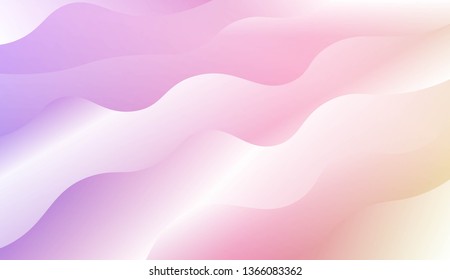 Modern Background With Dynamic Effect. For Futuristic Ad, Booklets. Vector Illustration with Color Gradient