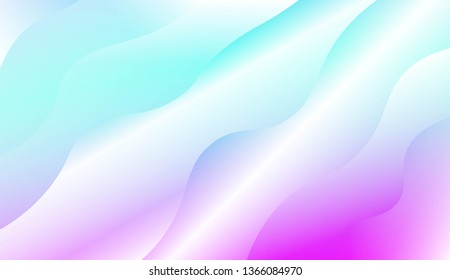 Modern Background With Dynamic Effect. For Futuristic Ad, Booklets. Vector Illustration with Color Gradient