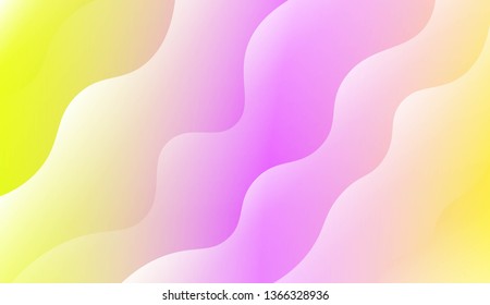 Modern Background With Dynamic Effect. For Futuristic Ad, Booklets. Vector Illustration with Color Gradient