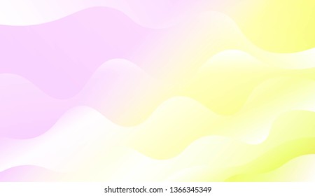 Modern Background With Dynamic Effect. For Futuristic Ad, Booklets. Vector Illustration with Color Gradient