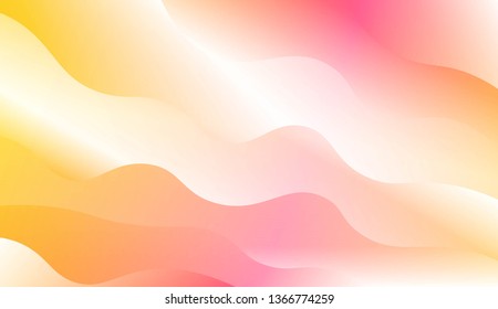 Modern Background With Dynamic Effect. For Futuristic Ad, Booklets. Vector Illustration with Color Gradient