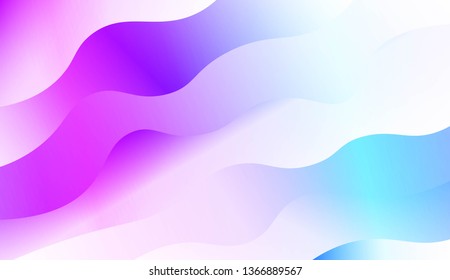 Modern Background With Dynamic Effect. For Futuristic Ad, Booklets. Vector Illustration with Color Gradient