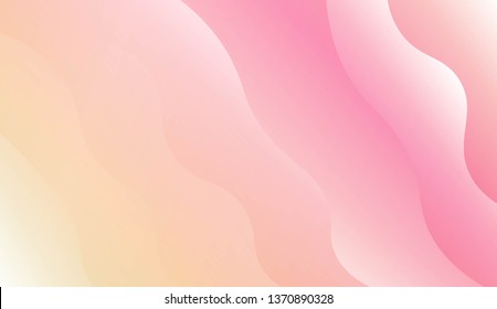 Modern Background With Dynamic Effect. For Futuristic Ad, Booklets. Vector Illustration with Color Gradient