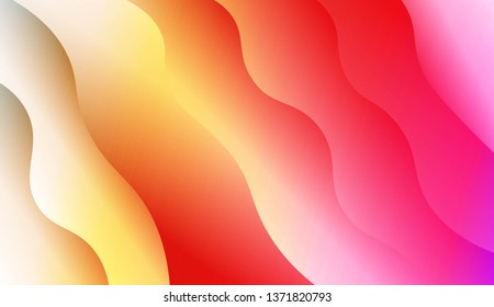 Modern Background With Dynamic Effect. For Futuristic Ad, Booklets. Vector Illustration with Color Gradient