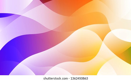 Modern Background With Dynamic Effect. For Your Design Ad, Banner, Cover Page. Vector Illustration with Color Gradient