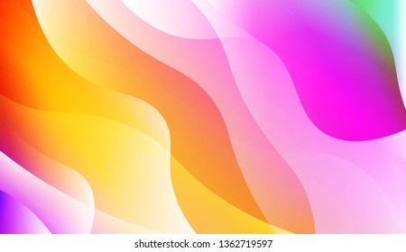 Modern Background With Dynamic Effect. For Your Design Ad, Banner, Cover Page. Vector Illustration with Color Gradient