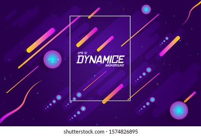 Modern background with Dynamic shape