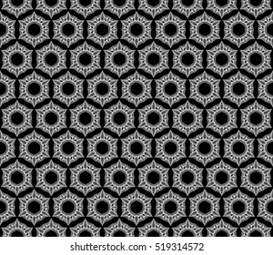 modern background of floral ornament for your greeting cards. black color. vector illustration.