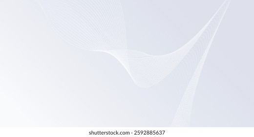 Modern background with flowing lines. Digital future technology concept illustration abstract modern