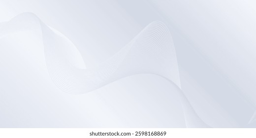 Modern background with flowing lines. Digital future technology abstract