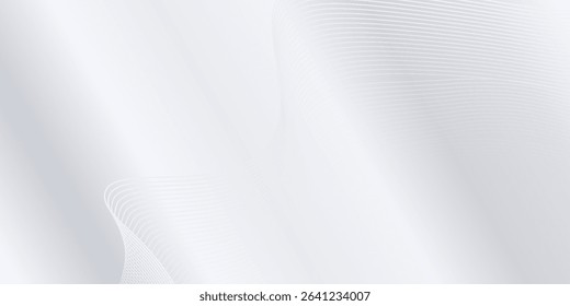 Modern background with flowing lines. Digital future technology abstract modern simple art