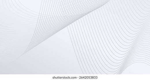 Modern background with flowing lines. Digital future abstract modern