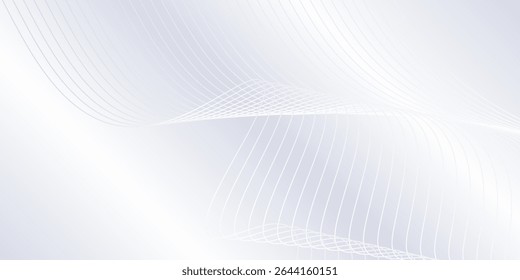 Modern background with flowing lines. Digital future technology concept abstract simple art