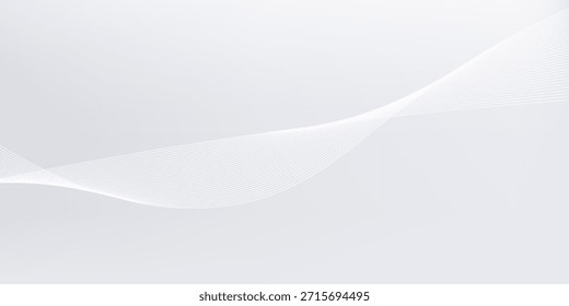 Fundo moderno com linhas fluindo. Digital tecnologia futura abstrato moderno simples design