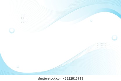 Modern background. full color. white blue gradation. geometric wave. eps 10