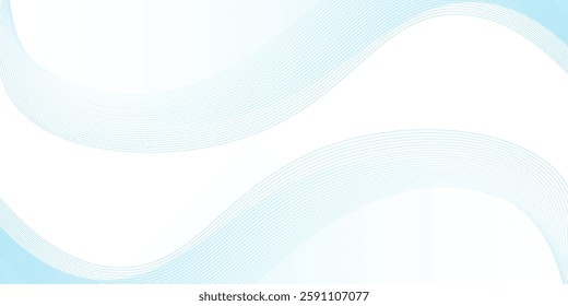 Modern background. full color. white blue gradation. geometric wave. eps 10