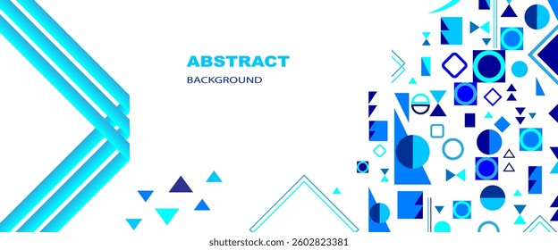 Modern background, Futuristic consept style design sky blue - blue colour geometric shapes background vector illustration. Luxury,graphic,Degital. Perfect for modern projects,business banner.