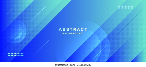 Fondo moderno con líneas azules dinámicas de gradiente.