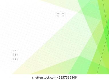 modern background. geometric. colorful. green and yellow transparent. memphis halftone, eps 10
