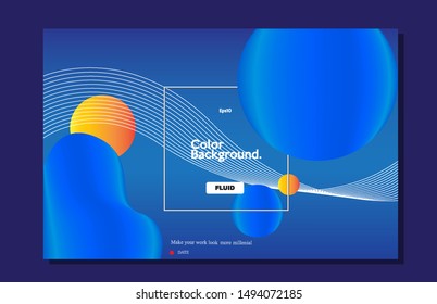 Modern background. geometric shape compositionfor wallpaper design, background, card bussenis, cover music, cover book, landing page etc -vector