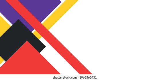 Modern background of geometric shapes in different colors. Abstract texture design, poster, banner bright background. Vector EPS 10