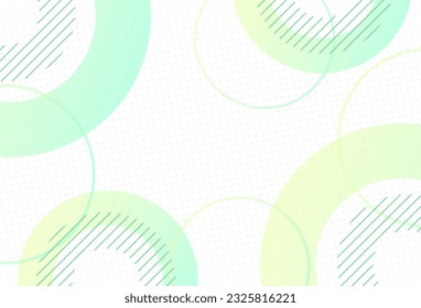 Modern background .geometric style, geen and yellow gradation, circle effect, abstract eps 10