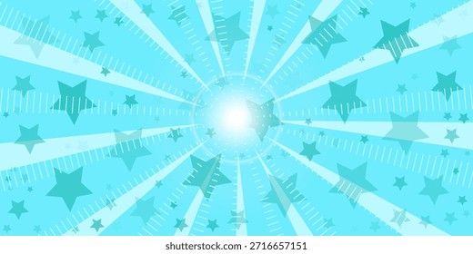 Fondo moderno. Estilo geométrico, memphis, gradación azul amarilla, zoom, cómics