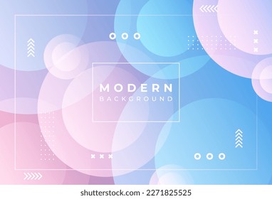 Modern background .geometric style, red and blue pastel color gradations eps 10