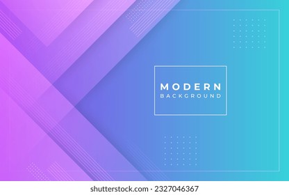 Modern background. geometric style, slanted lines, purple and blue gradations